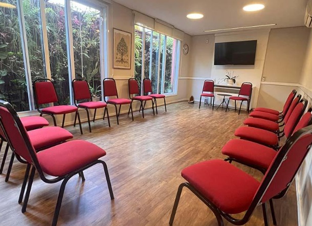 Sala de aula do Espaço Canto da Alma
